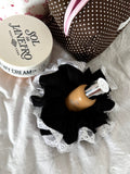 Scrunchie Black Lace