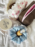 Scrunchie Baby Blue Lace