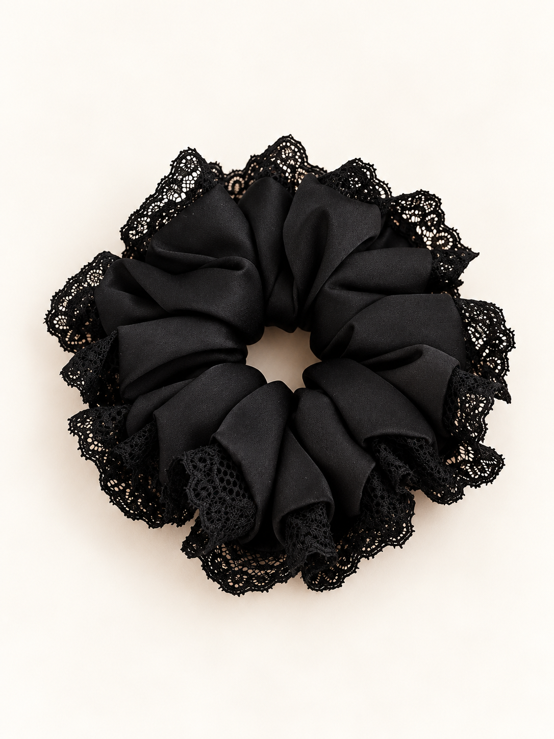 Scrunchie Black Lace