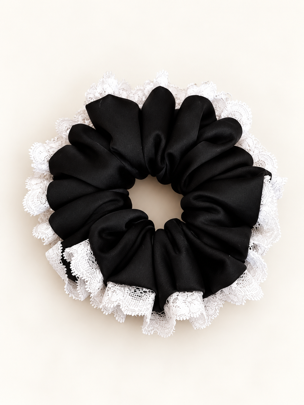 Scrunchie Black Lace